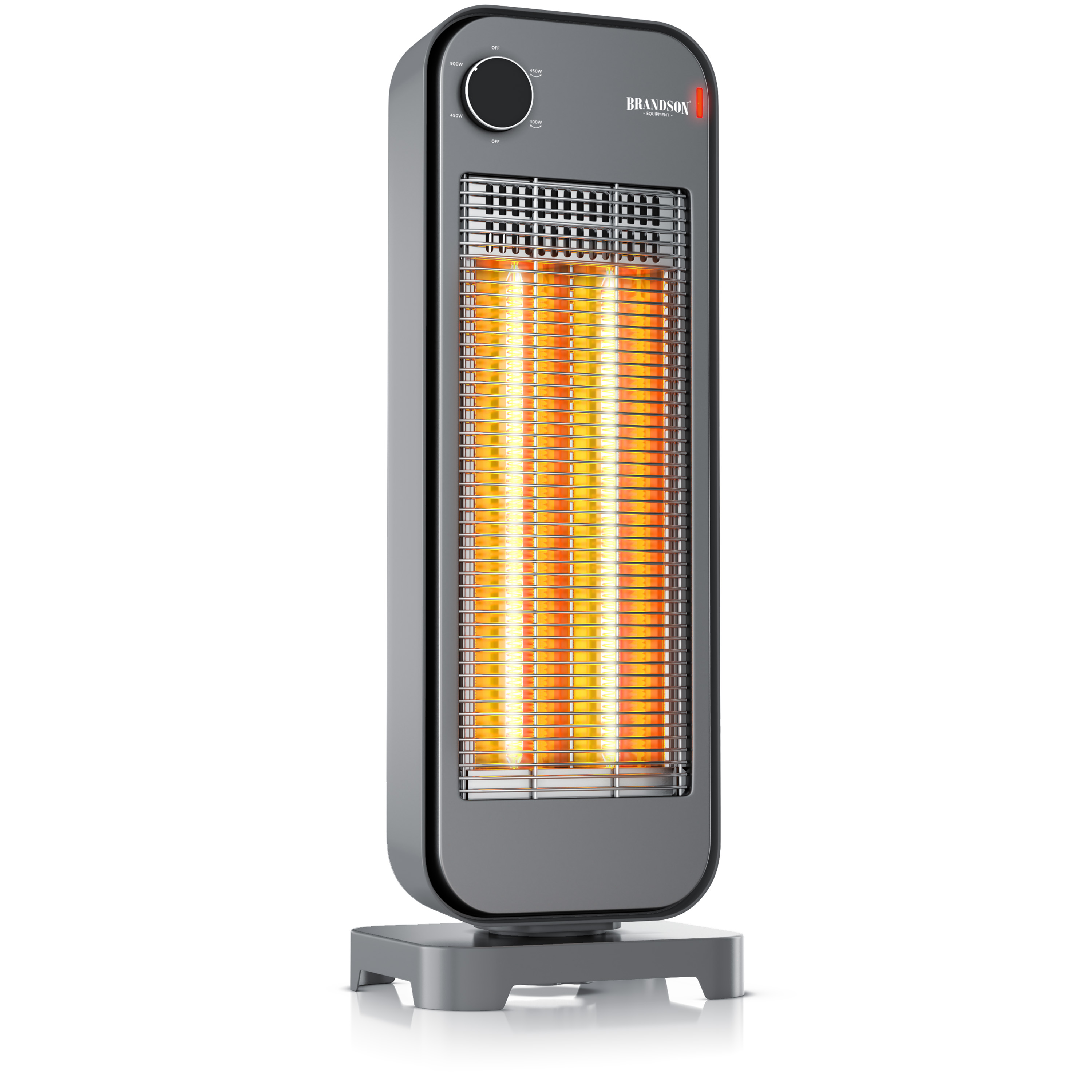 Carbon Heizstrahler 900 W 2 Heizstufen 90° Oszillation Kippschutz