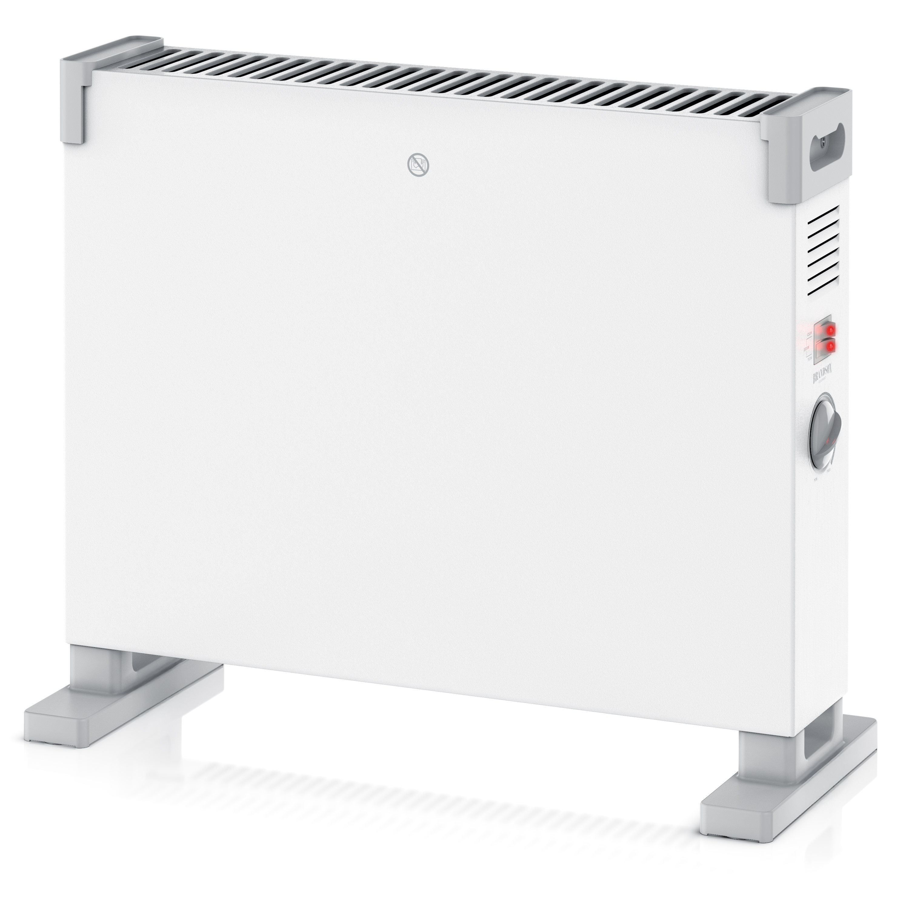 Konvektor Heizung 2000 W 3 Heizstufen Thermostat freistehend